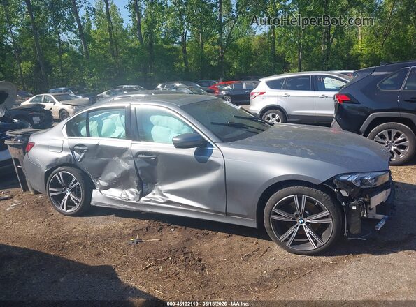 3MW89FF00R8E83122 2024 BMW 3 SERIES Gray Widok wnętrza 360 stopni