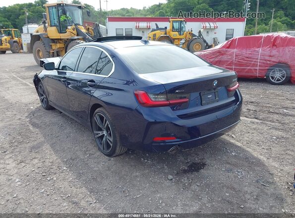 3MW89FF01P8D24008 2023 BMW 3 SERIES Blue Tył lewy