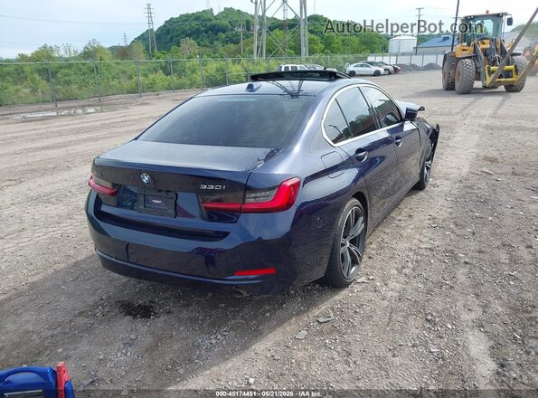 3MW89FF01P8D24008 2023 BMW 3 SERIES Blue Tył prawy