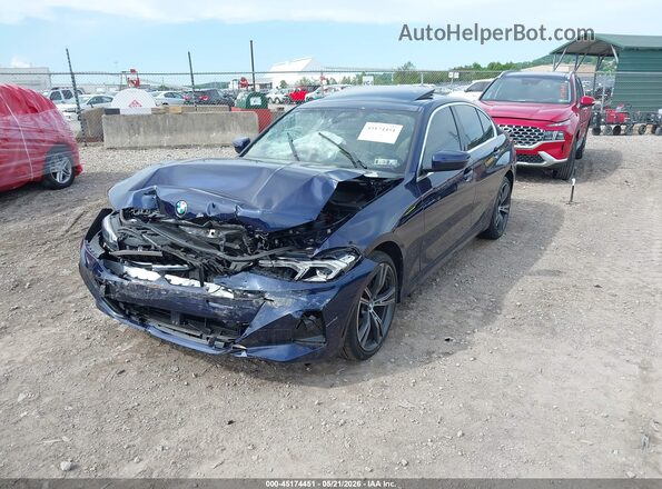 3MW89FF01P8D24008 2023 BMW 3 SERIES Blue Przód lewy