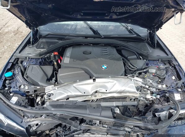 3MW89FF01P8D24008 2023 BMW 3 SERIES Blue Widok z tyłu