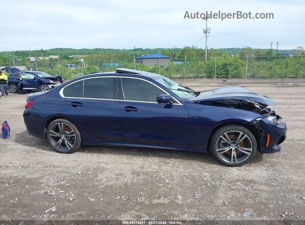 3MW89FF01P8D24008 2023 BMW 3 SERIES Blue Widok wnętrza z tyłu