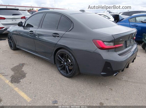 3MW89FF06P8D39023 2023 BMW 3 SERIES Gray Trasero izquierdo