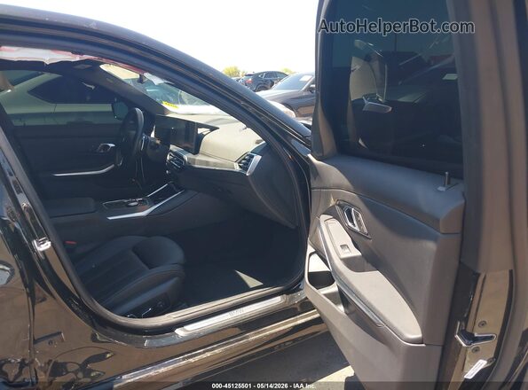 3MW89FF09R8E30077 2024 BMW 3 SERIES Black Widok wnętrza z przodu