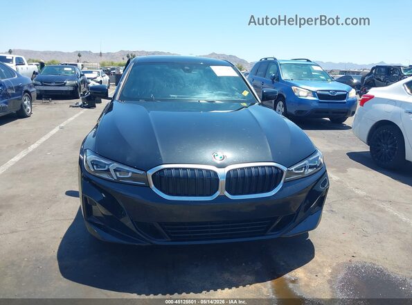 3MW89FF09R8E30077 2024 BMW 3 SERIES Black Widok zestawu wskaźników