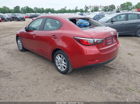 3MYDLBYV0HY185254 2017 TOYOTA YARIS IA Red Հետևի ձախ