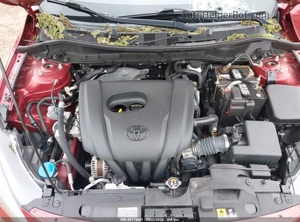 3MYDLBYV0HY185254 2017 TOYOTA YARIS IA Red Հետևի տեսք