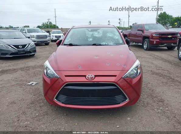 3MYDLBYV0HY185254 2017 TOYOTA YARIS IA Red Սարքավորումների վահանակի տեսք