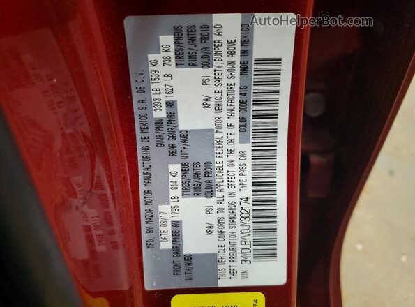 3MYDLBYV0JY302174 2018 TOYOTA YARIS Red Вид підкапотного простору