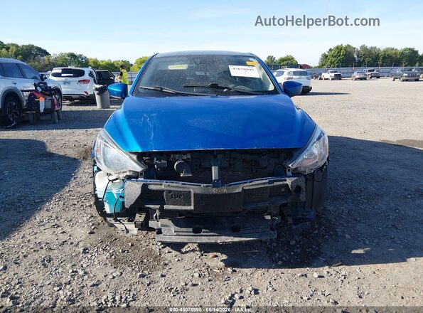 3MYDLBYV0JY325910 2018 TOYOTA YARIS IA Blue უკანა სალონის ხედი