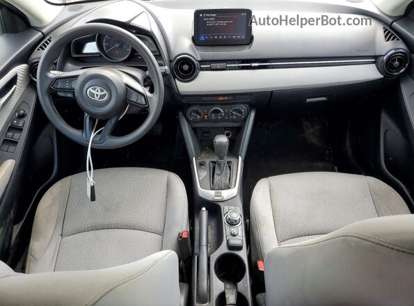 3MYDLBYV0KY521427 2019 TOYOTA YARIS Gray Widok deski rozdzielczej