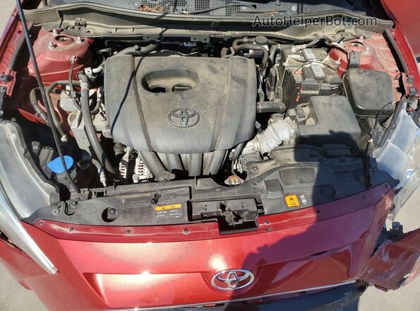 3MYDLBYV1JY333627 2018 TOYOTA YARIS Red Вид задньої частини салону