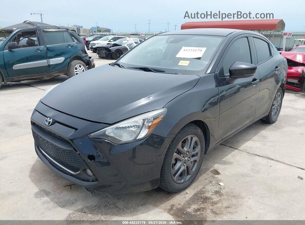 3MYDLBYV1KY515183 2019 TOYOTA YARIS Black Vista tres cuartos delantera izquierda