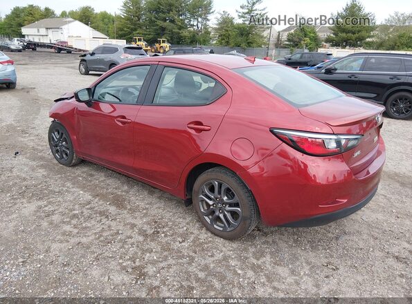 3MYDLBYV1KY519055 2019 TOYOTA YARIS Red Задня ліва чверть