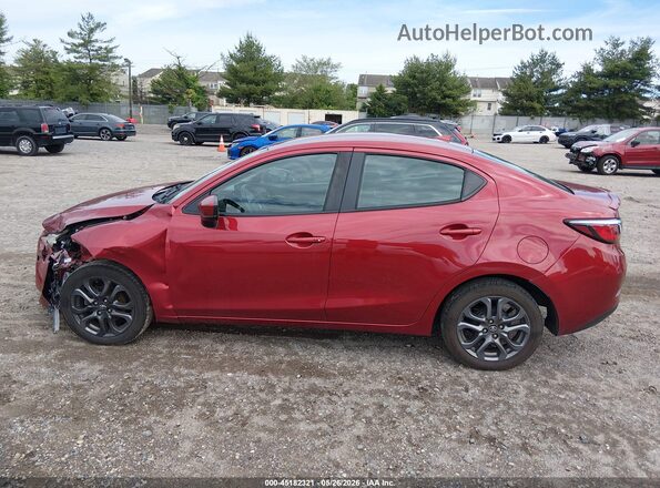 3MYDLBYV1KY519055 2019 TOYOTA YARIS Red Панорамний вид салону 360°