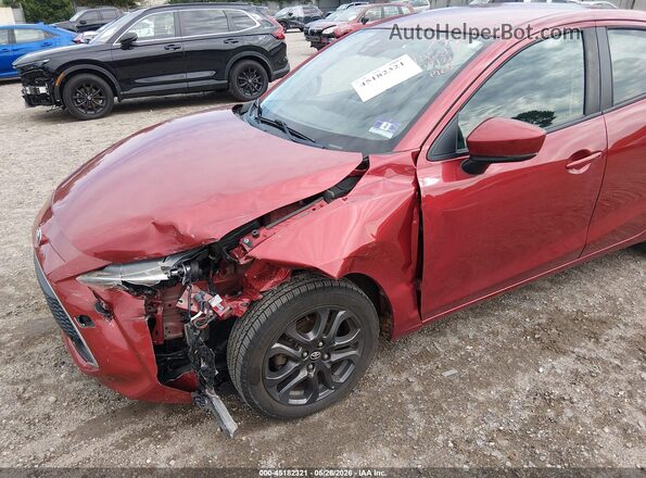 3MYDLBYV1KY519055 2019 TOYOTA YARIS Red Вид спереду