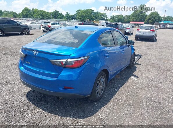 3MYDLBYV1KY524661 2019 TOYOTA YARIS Blue Trasero derecho