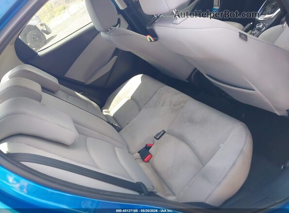 3MYDLBYV1KY524661 2019 TOYOTA YARIS Blue Vista de la etiqueta del VIN