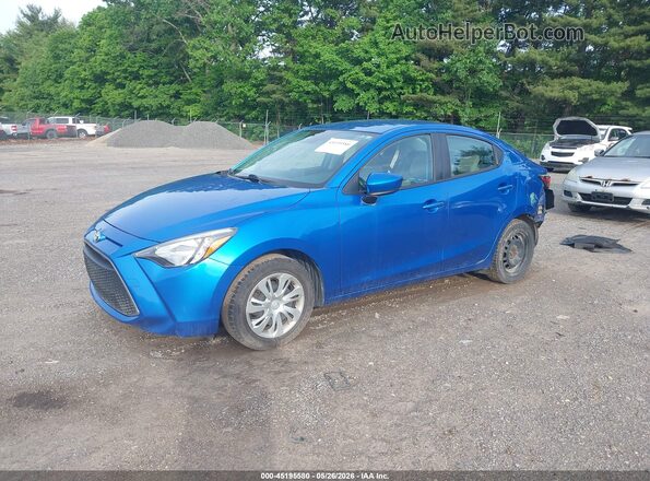 3MYDLBYV2KY520277 2019 TOYOTA YARIS Blue წინა მარცხენა ხედი სამი მეოთხედიდან