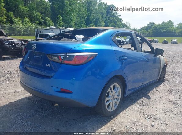3MYDLBYV4HY147025 2017 TOYOTA YARIS IA Blue Задня права чверть