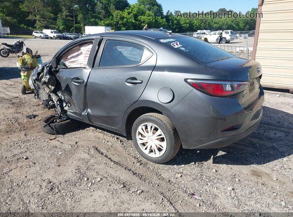 3MYDLBYV4KY502783 2019 TOYOTA YARIS Gray Rear left