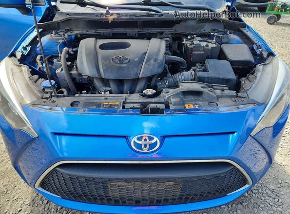 3MYDLBYV5KY506650 2019 TOYOTA YARIS Blue 