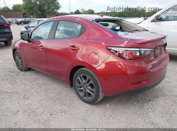 3MYDLBYV5KY517518 2019 TOYOTA YARIS Red Задня ліва чверть