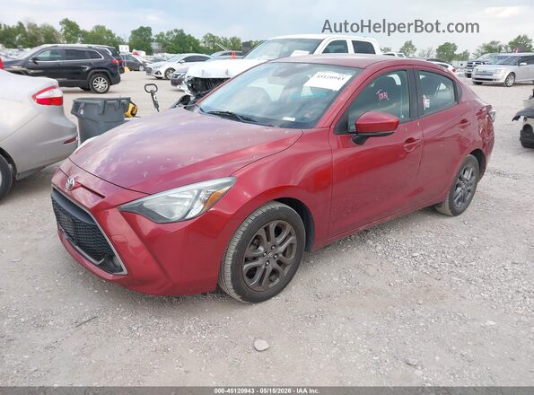 3MYDLBYV5KY517518 2019 TOYOTA YARIS Red Передня ліва чверть