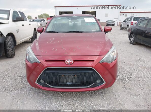 3MYDLBYV5KY517518 2019 TOYOTA YARIS Red Вид щитка приладів