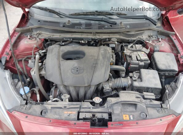 3MYDLBYV5KY517518 2019 TOYOTA YARIS Red Вид ззаду
