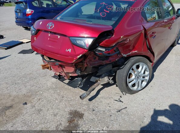 3MYDLBYV6HY173464 2017 TOYOTA YARIS IA Red 