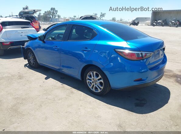 3MYDLBYV7JY311566 2018 TOYOTA YARIS IA Blue Հետևի ձախ