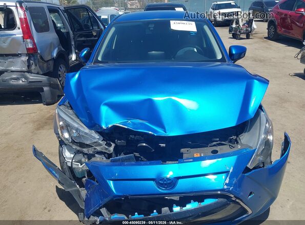 3MYDLBYV7JY311566 2018 TOYOTA YARIS IA Blue Սարքավորումների վահանակի տեսք
