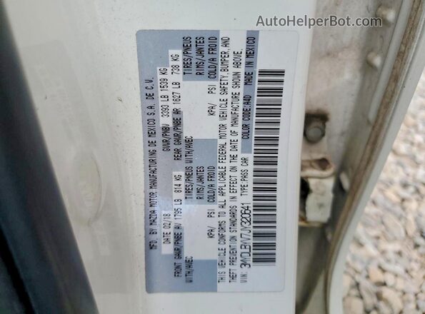 3MYDLBYV7JY320641 2018 TOYOTA YARIS White Engine compartment view