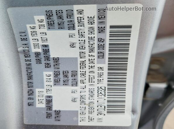 3MYDLBYV7JY326326 2018 TOYOTA YARIS Серебряный Вид подкапотного пространства