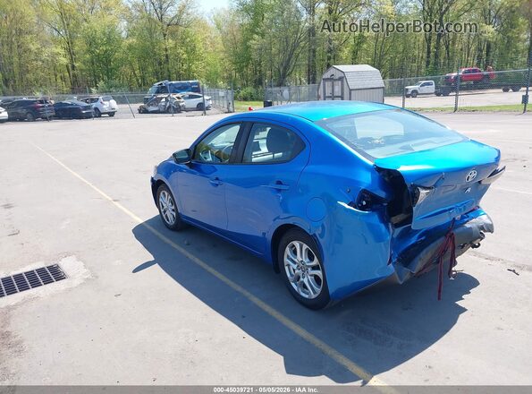 3MYDLBYV7JY329579 2018 TOYOTA YARIS IA Blue Trasero izquierdo