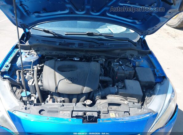 3MYDLBYV7JY329579 2018 TOYOTA YARIS IA Blue Vista trasera
