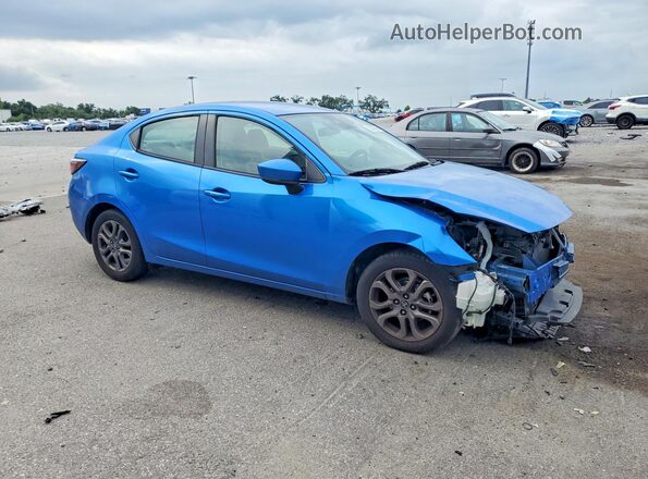 3MYDLBYV7KY528603 2019 TOYOTA YARIS Blue Передня права чверть
