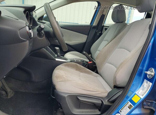 3MYDLBYV7KY528603 2019 TOYOTA YARIS Blue Вид салону спереду