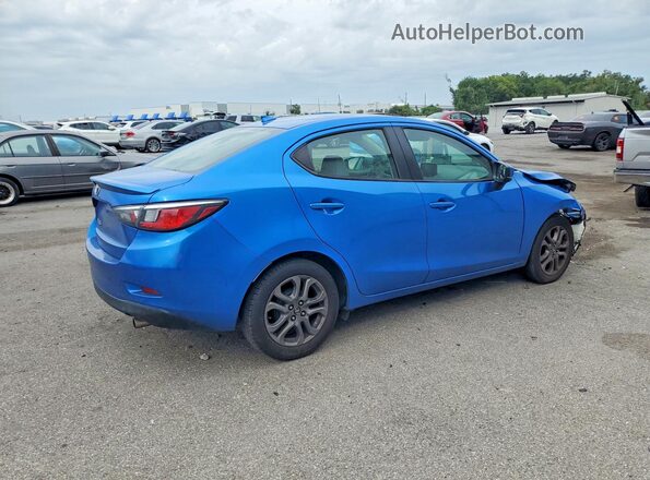 3MYDLBYV7KY528603 2019 TOYOTA YARIS Blue Задня права чверть