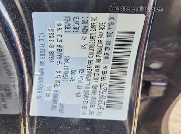 3MYDLBYV8KY522776 2019 TOYOTA YARIS Черный Вид подкапотного пространства