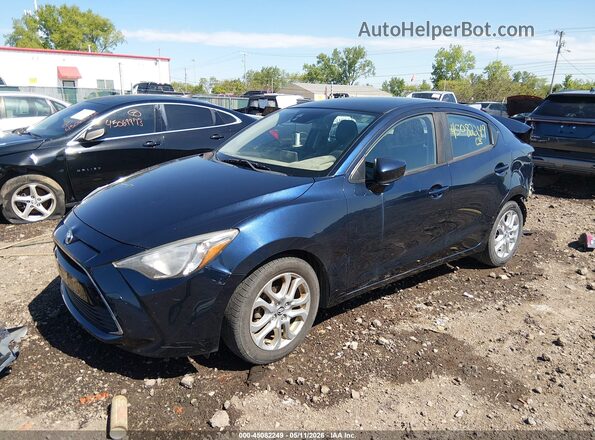 3MYDLBYV9HY162099 2017 TOYOTA YARIS IA Blue Առջևի ձախ երեք քառորդ տեսարան