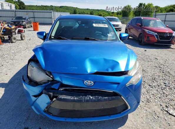 3MYDLBYV9JY313349 2018 TOYOTA YARIS Blue 