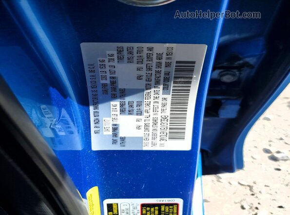 3MYDLBYV9JY313349 2018 TOYOTA YARIS Blue 