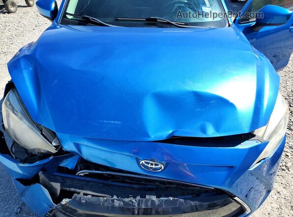3MYDLBYV9JY313349 2018 TOYOTA YARIS Blue 