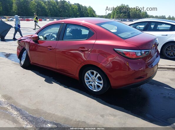 3MYDLBYVXJY308595 2018 TOYOTA YARIS IA Red Rear left