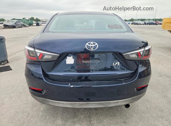 3MYDLBYVXJY320603 2018 TOYOTA YARIS Blue უკანა ხედი