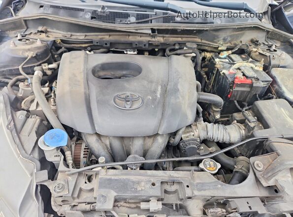 3MYDLBYVXJY320603 2018 TOYOTA YARIS Blue უკანა სალონის ხედი