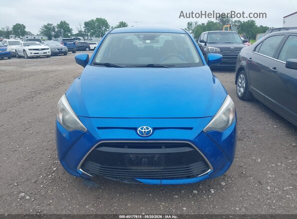 3MYDLBYVXJY323193 2018 TOYOTA YARIS IA Blue ხელსაწყოთა პანელის ხედი