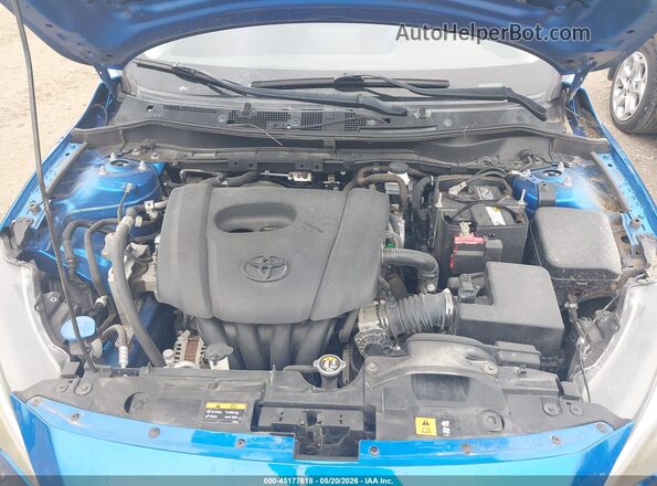 3MYDLBYVXJY323193 2018 TOYOTA YARIS IA Blue უკანა ხედი